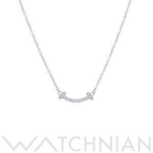 Tiffany Smile Necklace White Gold Diamonds Tiffany Smile Necklace White Gold Diamonds